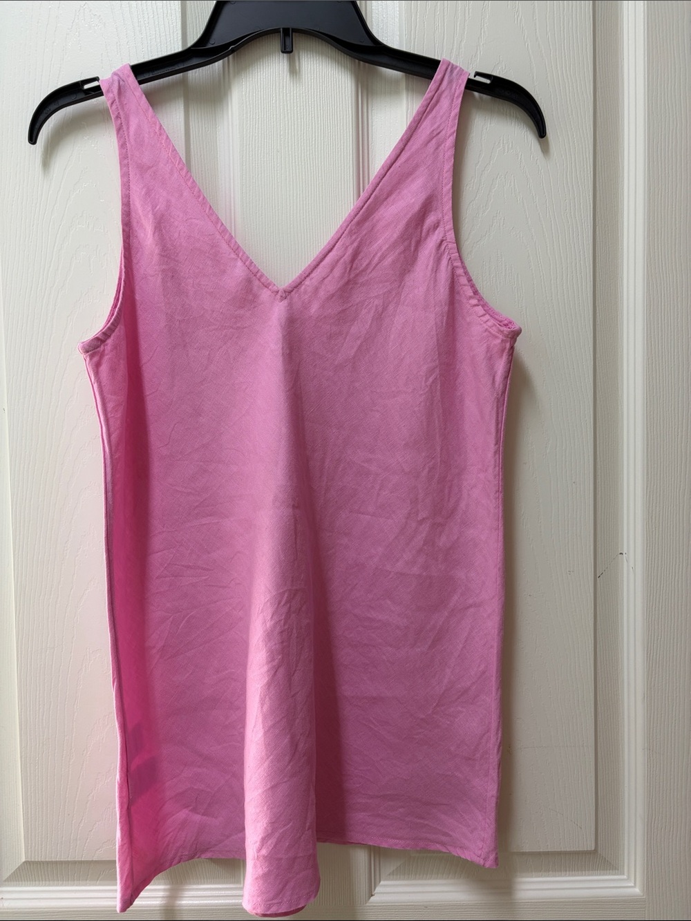 Lilly Pulitzer Pink V-Neck linen tank top